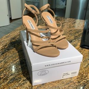 Steve Madden Fauna Natural Heels.